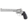 Colt King Cobra Target 22 LR, 8" Barrel, Stainless Steel Finish, Silver, Hogue Grips, Fiber Optic Front Sight, 10rd