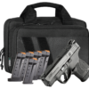 Smith & Wesson M&P Shield Plus Bundle Compact Slim Frame 9mm 3.10" Barrel & Optic Ready/Serrated Slide, Black Polymer Frame, Black Textured Grip, Bag & 6 Mags
