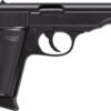 Walther PP SD 32 ACP, 3.9" Barrel, Threaded, Matte Black, Fixed Sights, 2x8rd Mags
