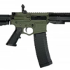ATI Omni Hybrid AR15 Pistol 5.56x45/223, 7.5" Barrel, OD Grn, Flip Up Sights, Blade Brace, M-Lok Rail, 60rd Mag